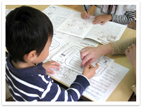 日曜学校の子どもたち